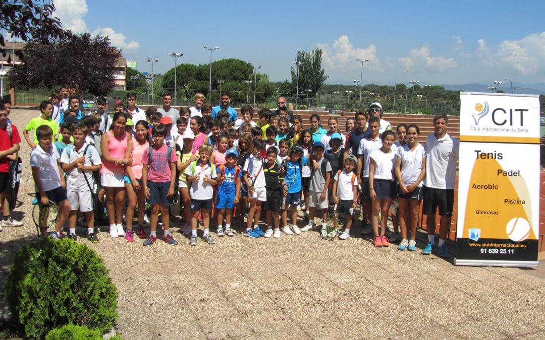 Segunda reunión del Open Castilla y León Villa de El Espinar para niños, celebrada en el Club Internacional de Tenis, en Majadahonda (Madrid).